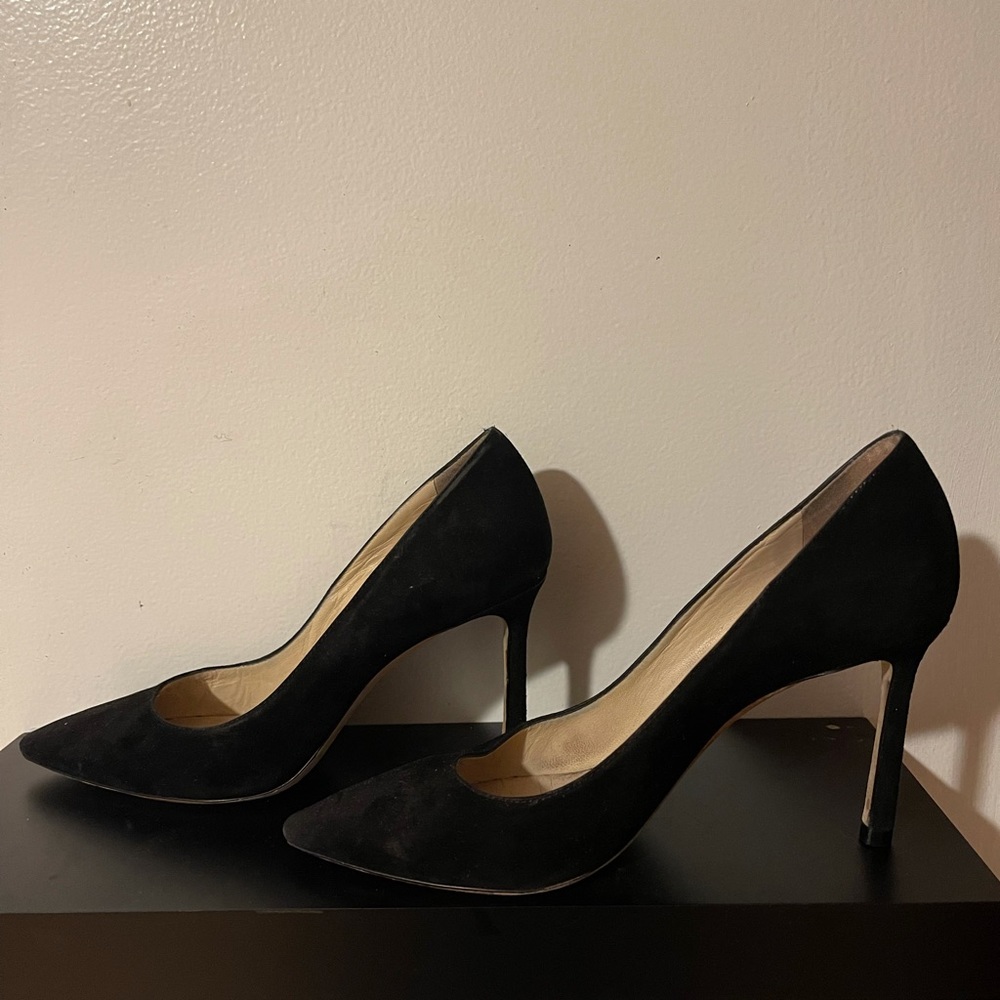 Jimmy Choo ROMY 85 suede black